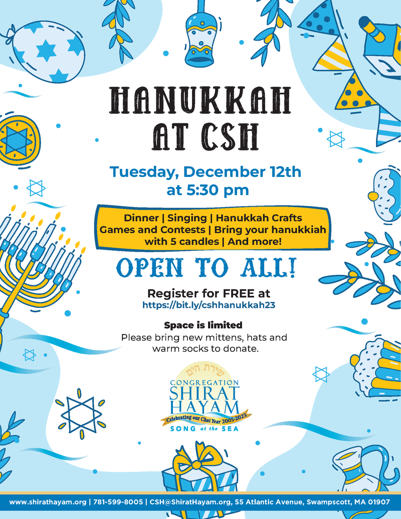 Banner Image for CSH Hanukkah Celebration