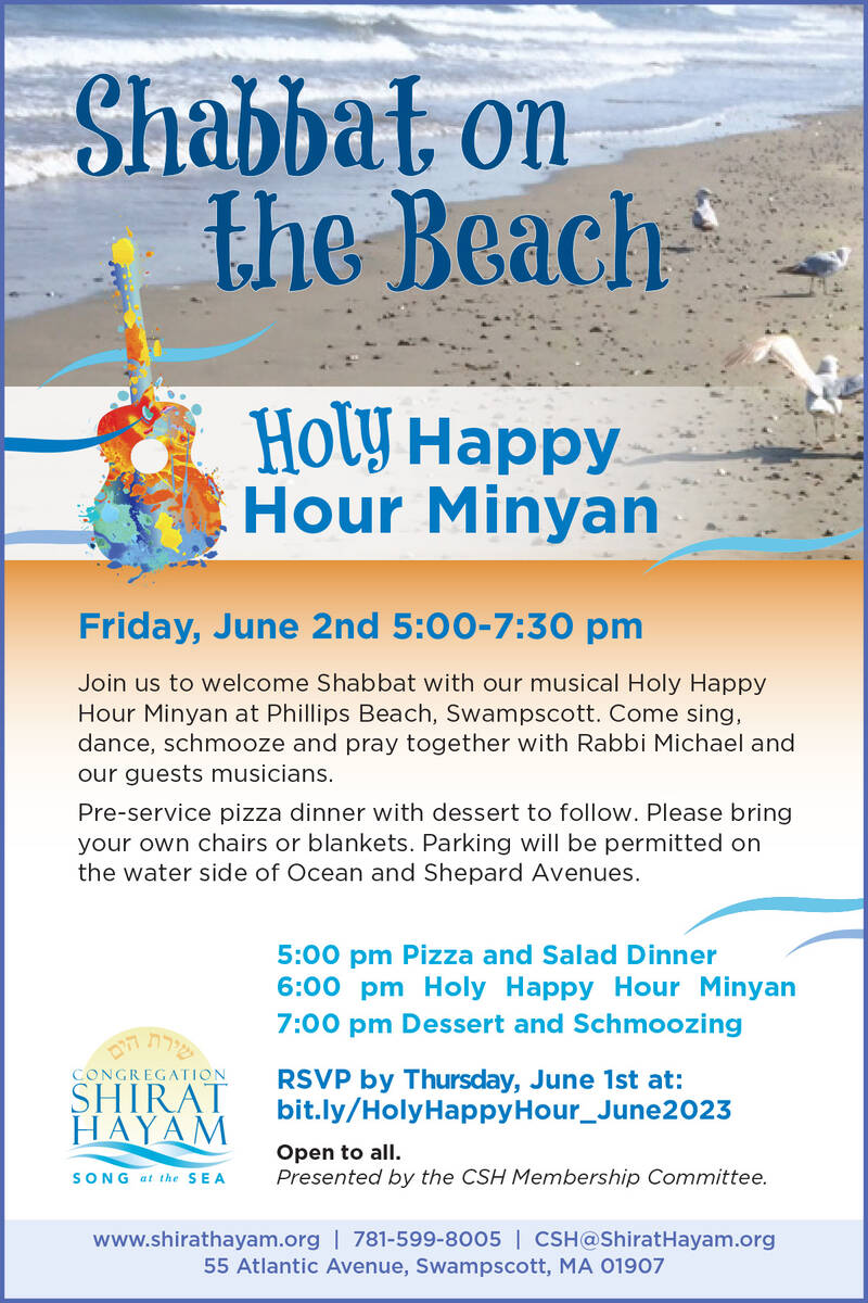 Banner Image for Shabbat at the Beach Holy Happy Hour Minyan